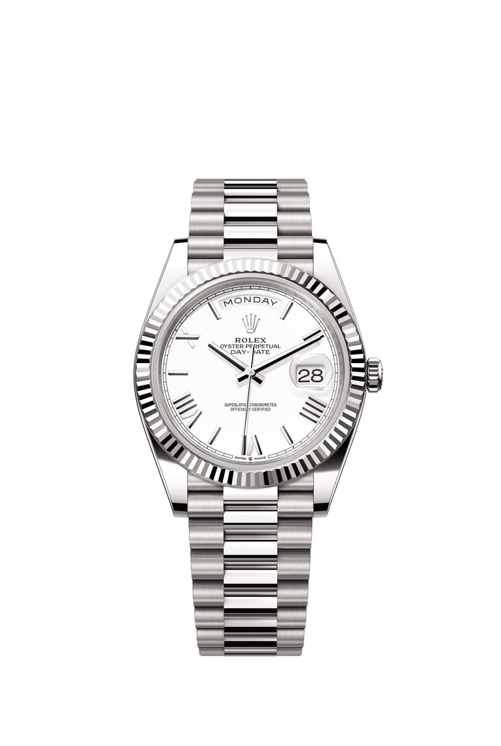 Rolex Day-Date-cadran blanc