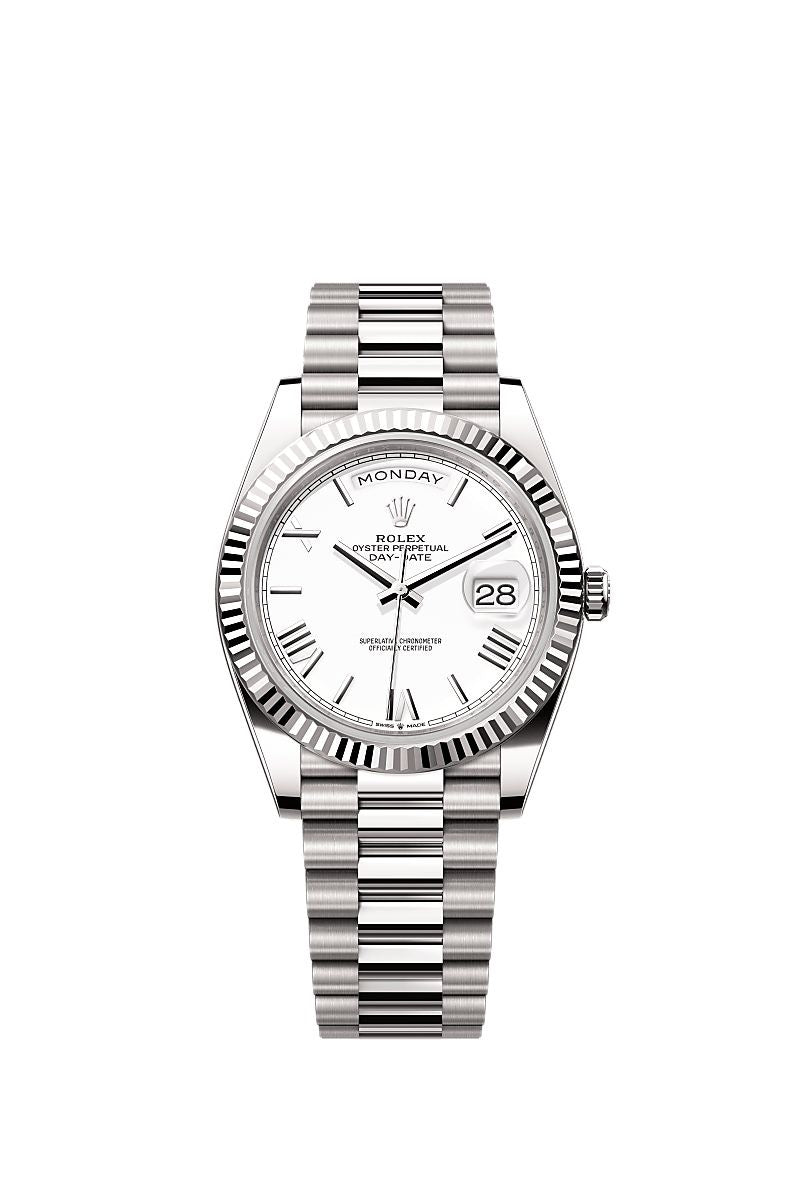 Rolex Day-Date-cadran blanc