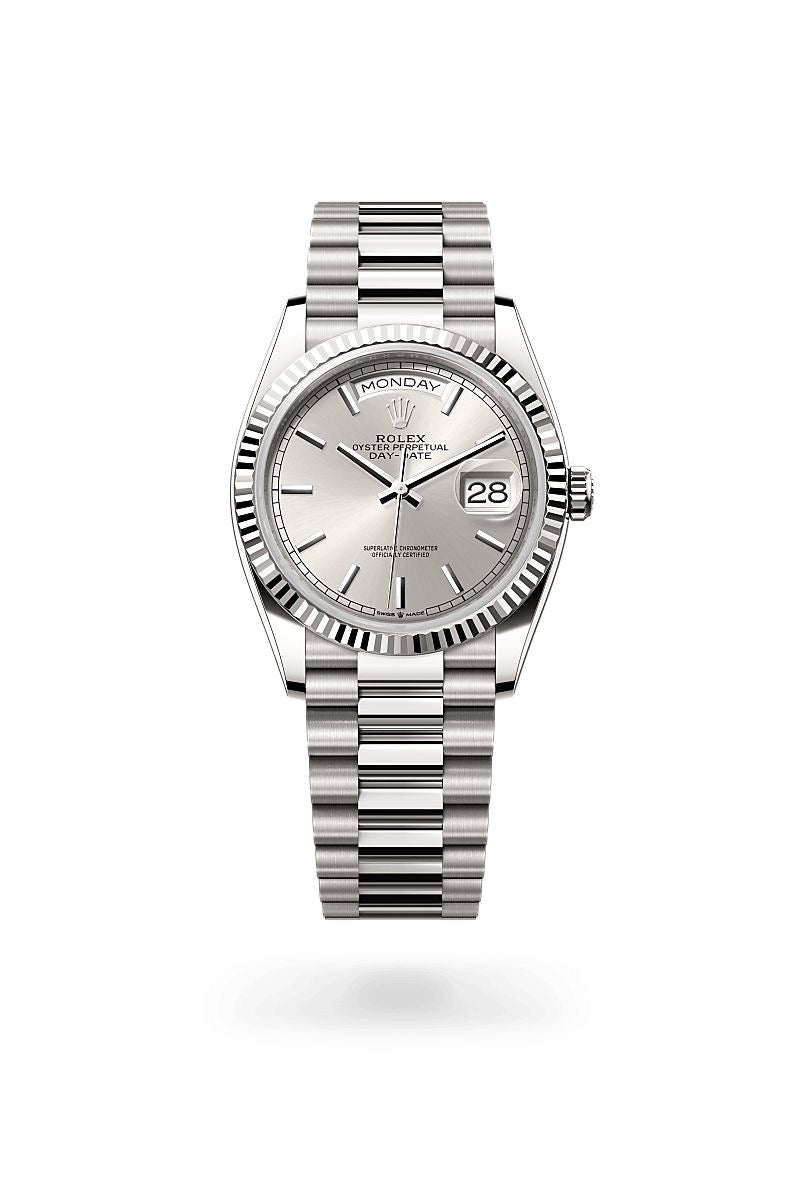 Rolex Day-Date-cadran blanc