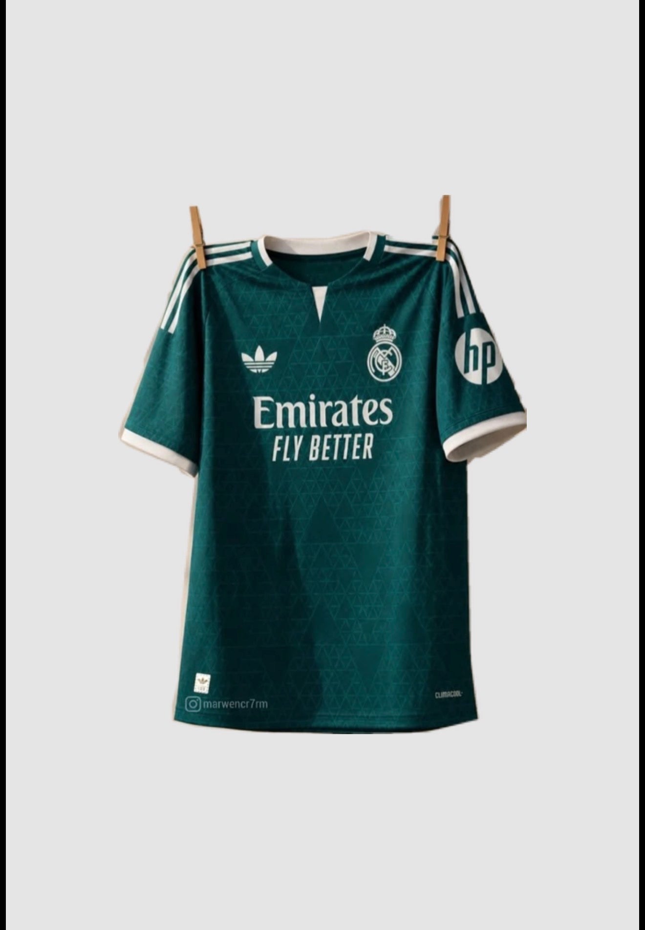 Real Madrid -Design vert foncé